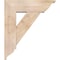 Ekena Millwork Traditional Traditional Smooth Bracket w/ Offset Brace, Douglas Fir, 7 1/2"W x 24"D x 28"H BKT0806X24X28TRA01SDF - alternate 4